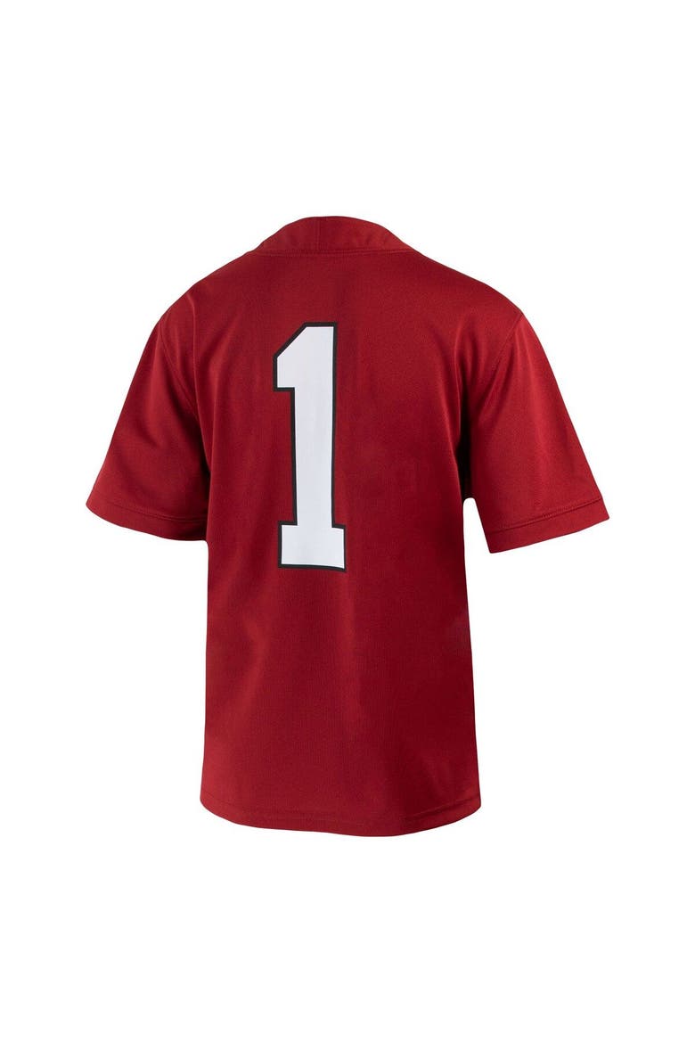 Youth Nike #1 Crimson Stanford Cardinal 1st Armored Division Old Ironsides Untouchable Football Jersey, Alternate, color, Crimson