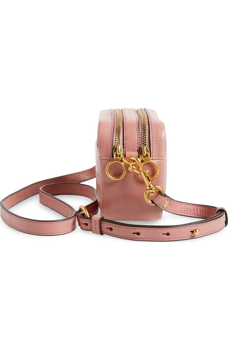 Tory Burch Perry Bombe Glazed Leather Crossbody Bag, Alternate, color,