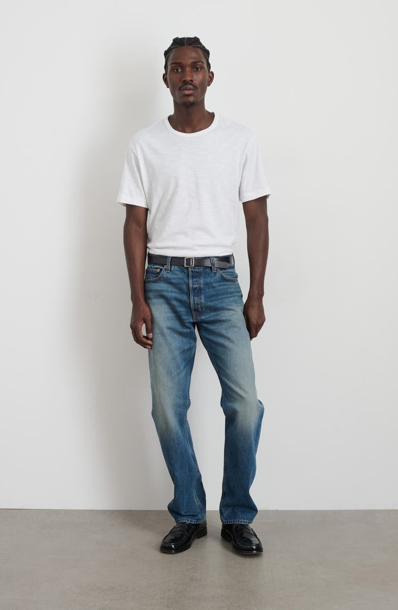 Alex Mill Standard Heathered T-Shirt, Alternate, color, White