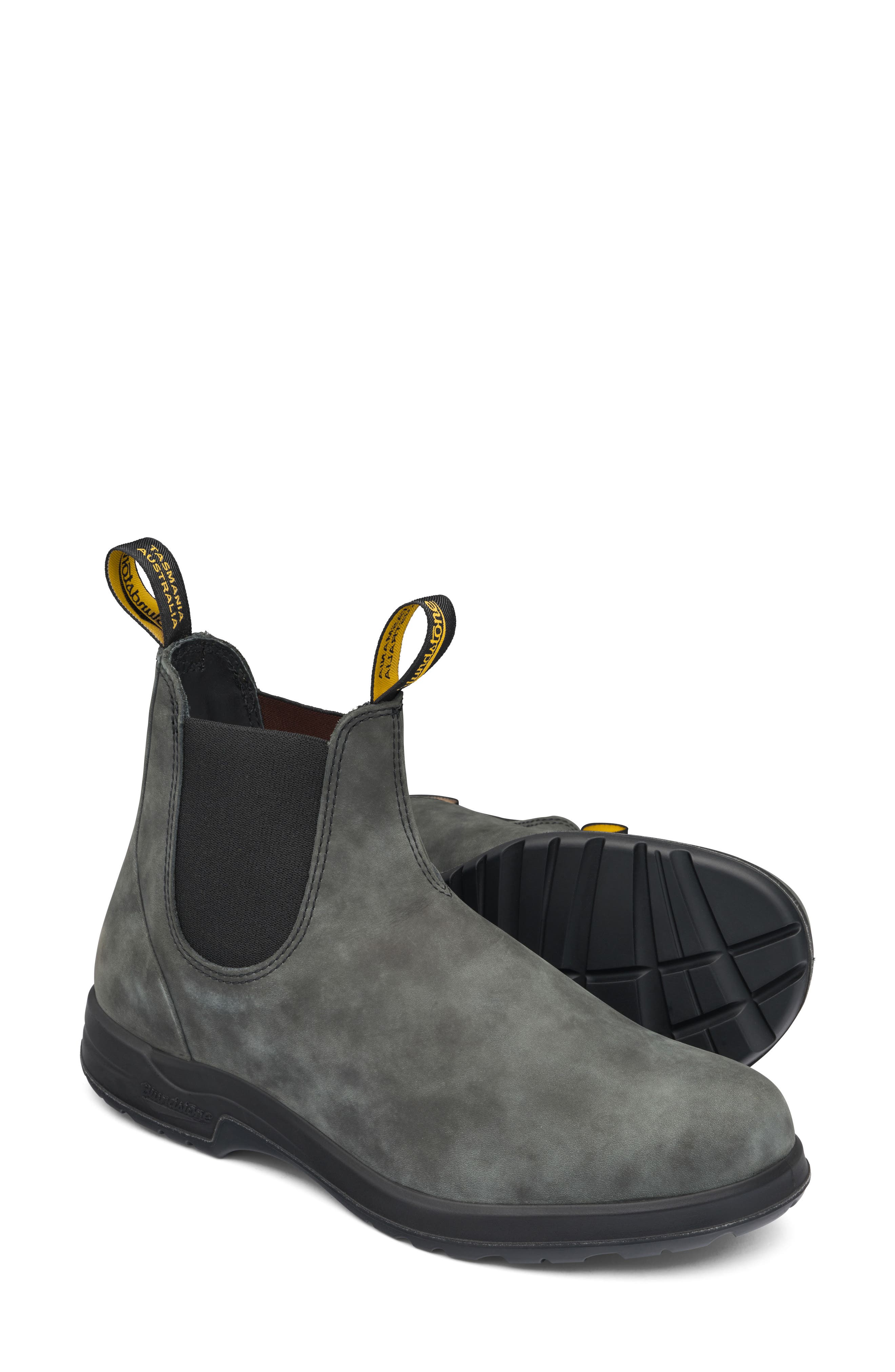 Blundstone Footwear All Terrain Water Resistant Chelsea Boot, Alternate, color, Rustic Black