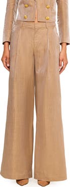 L'AGENCE Allanah High Waist Wide Leg Trousers