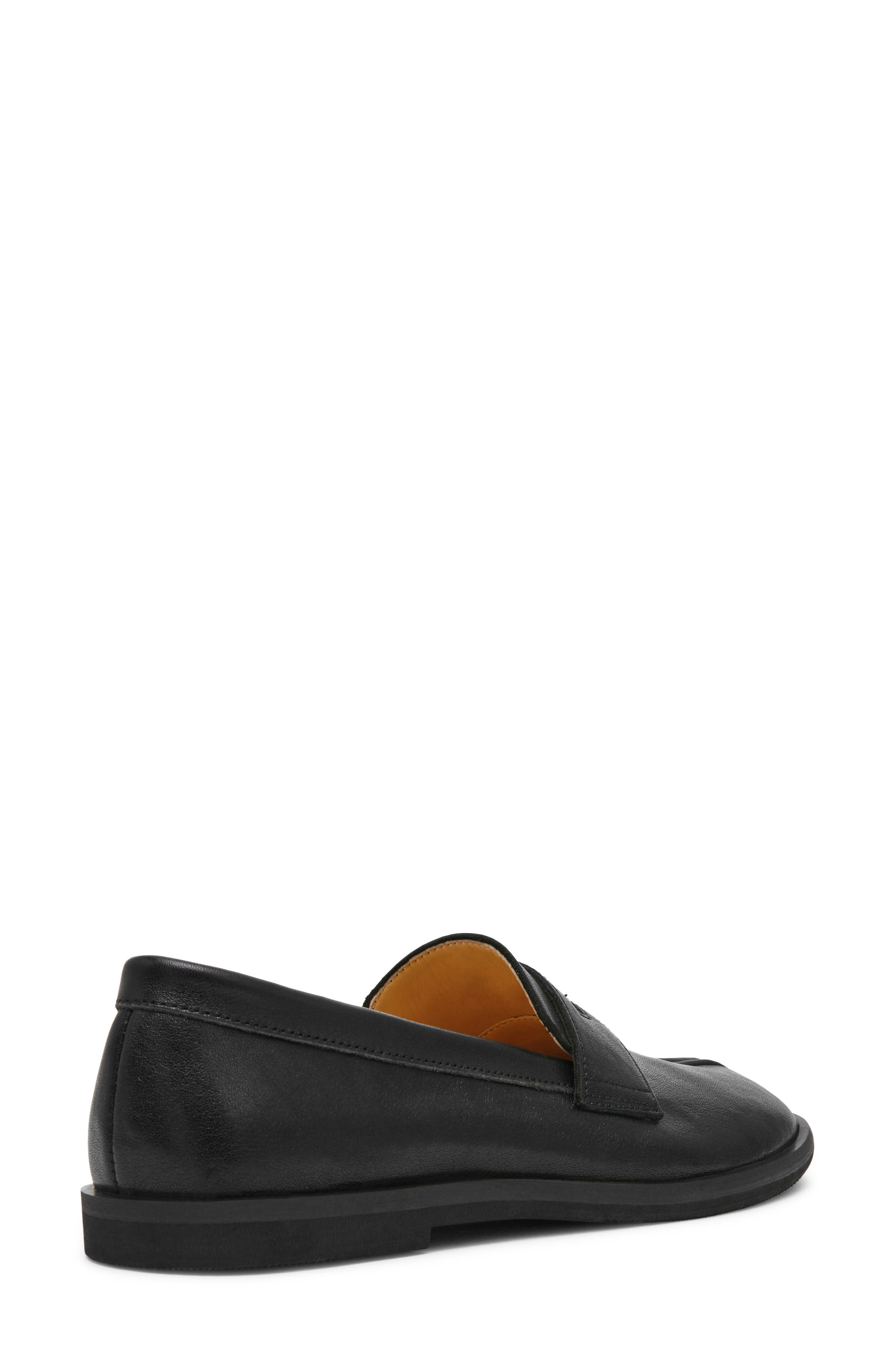 Thesis Penny Loafer, Alternate, color, BLACK LEATHER