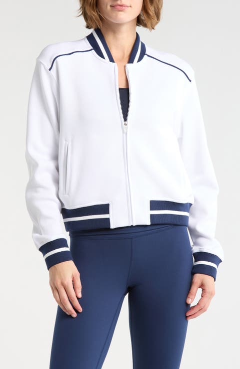 Piquè Tennis Bomber Jacket