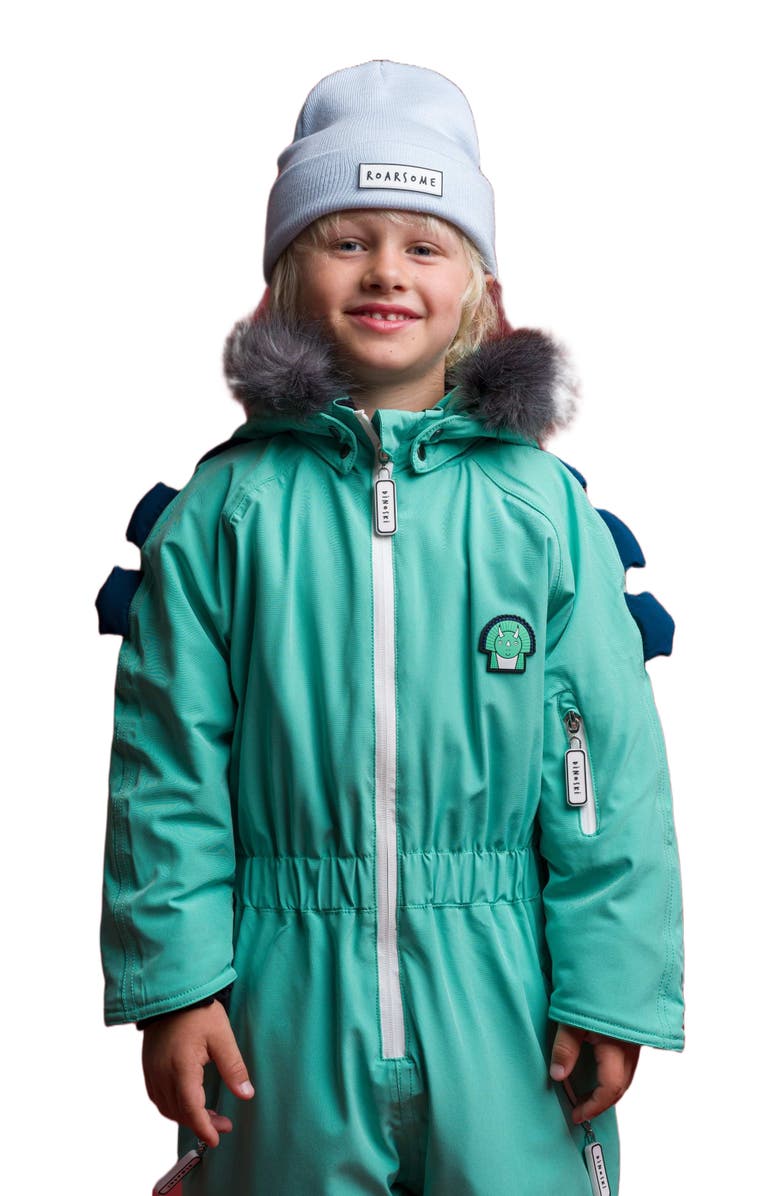 Roarsome Kid's Beanie, Alternate, color, Blue