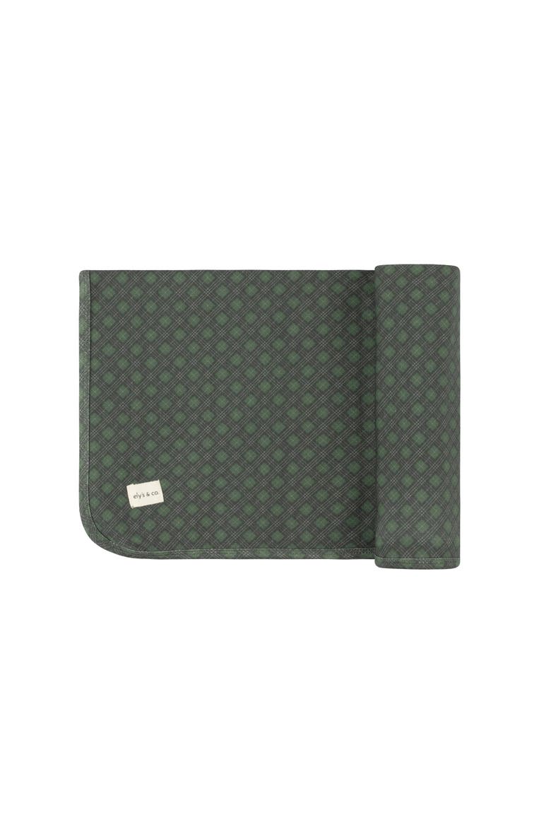 Velour Plaid Bear Collection - Blanket, Main, color, Blue