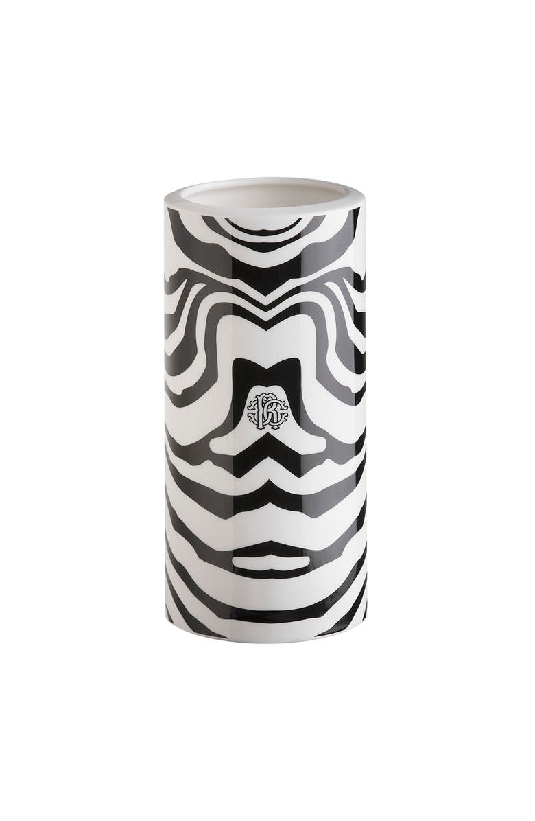 CAVALLI Home Luxury High Vase, Main, color, Zebrage