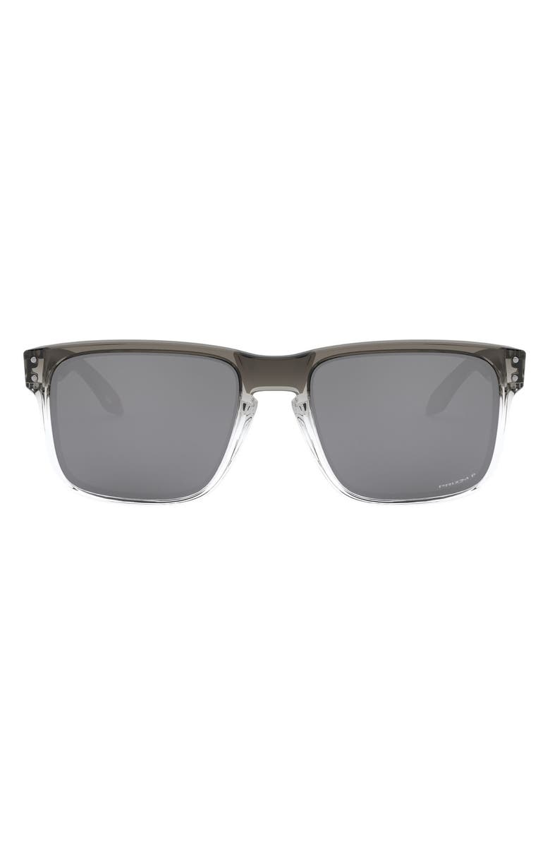 Oakley Holbrook<sup>™</sup> 57mm Prizm<sup>™</sup> Polarized Keyhole Sunglasses, Main, color, Dark Ink Fade/ Prizm Black