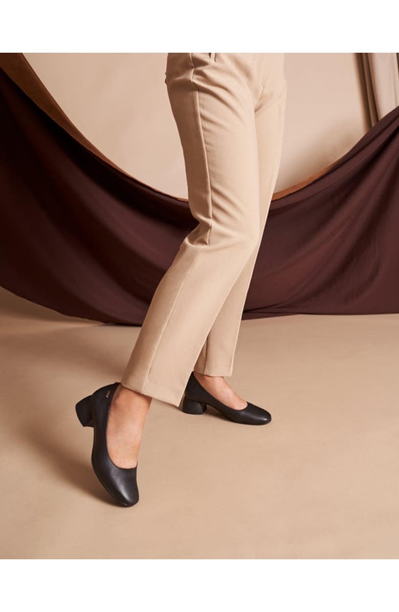 VISCATA Milan Leather Heels, Alternate, color, Black