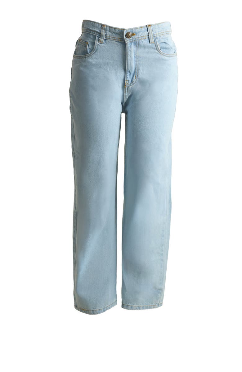 Solomon & Sage Women's Relaxed Straight Leg Jeans, Alternate, color, Light Wash