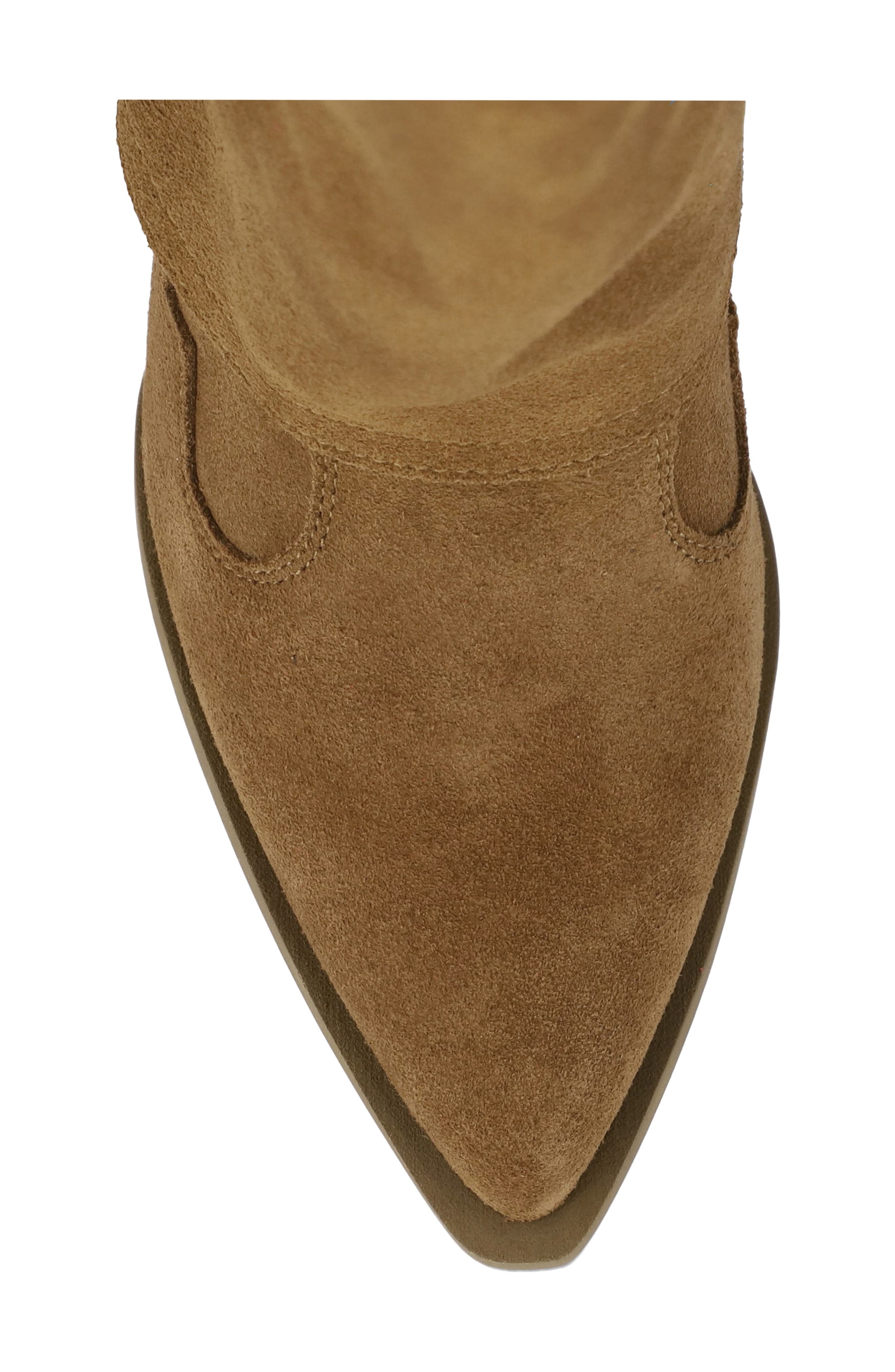 Deston Pointed Toe Western Boot, Alternate, color, TAN