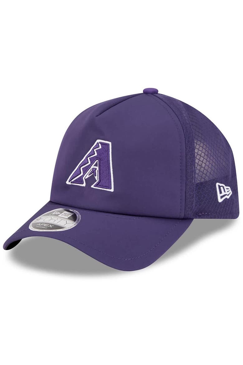 Men's New Era Purple Arizona Diamondbacks 2026 Batting Practice Alternate Apex 9FORTY Adjustable Hat, Main, color, Purple