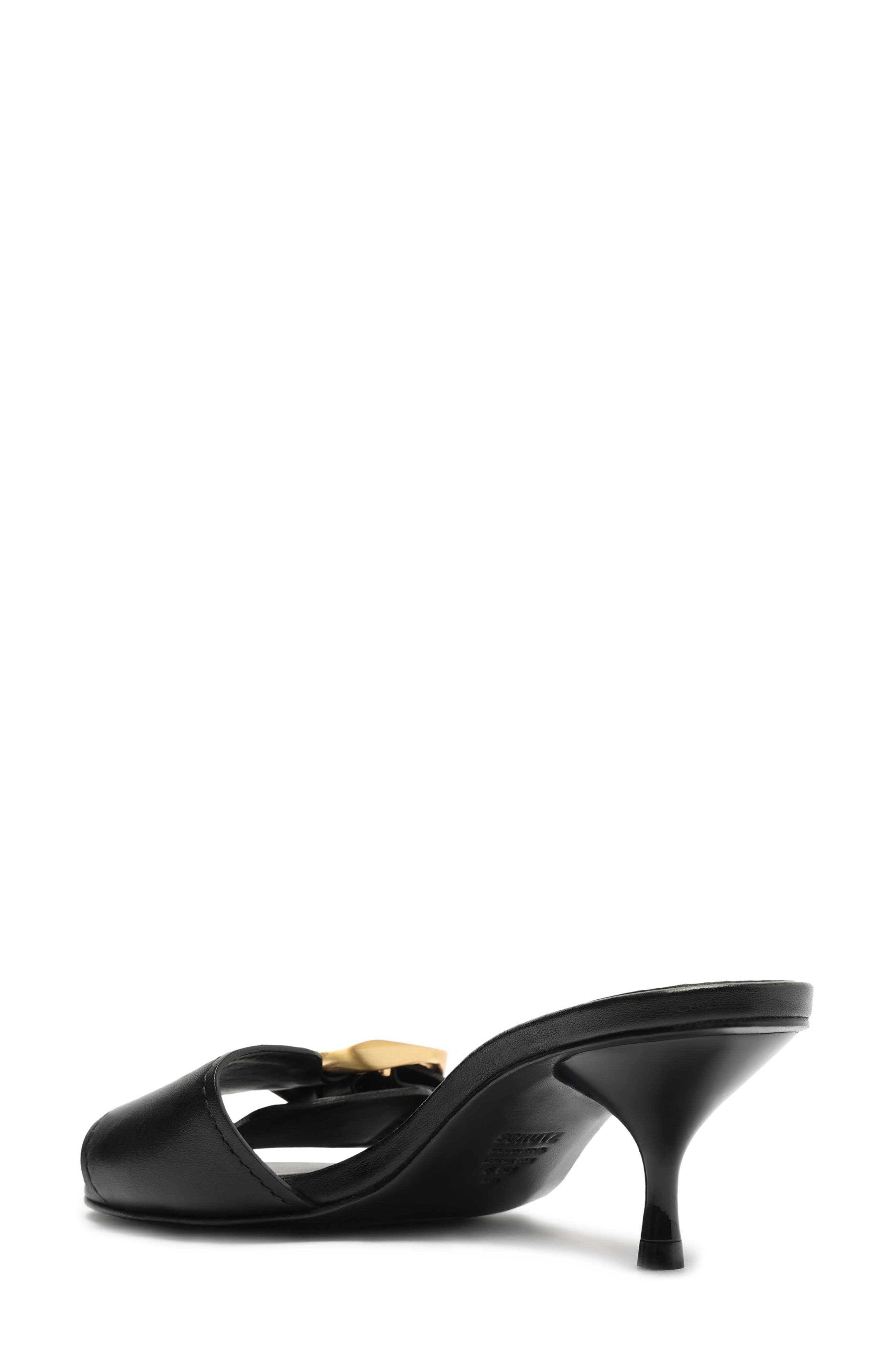 Schutz Olga Buckle Kitten Heel Sandal, Alternate, color, 
