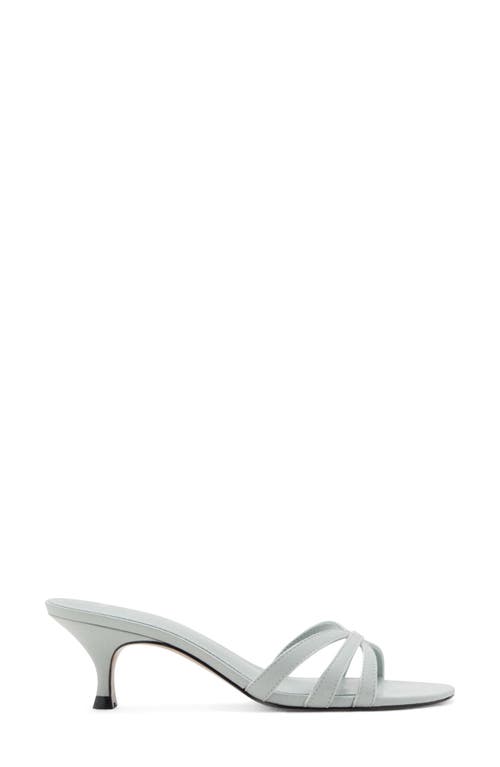 Mango Strappy Sandal In Blue
