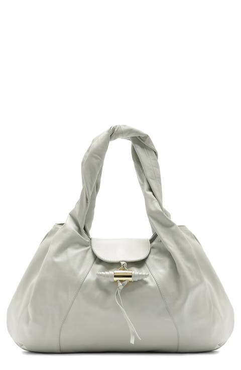 Large Rita Leather Hobo Bag