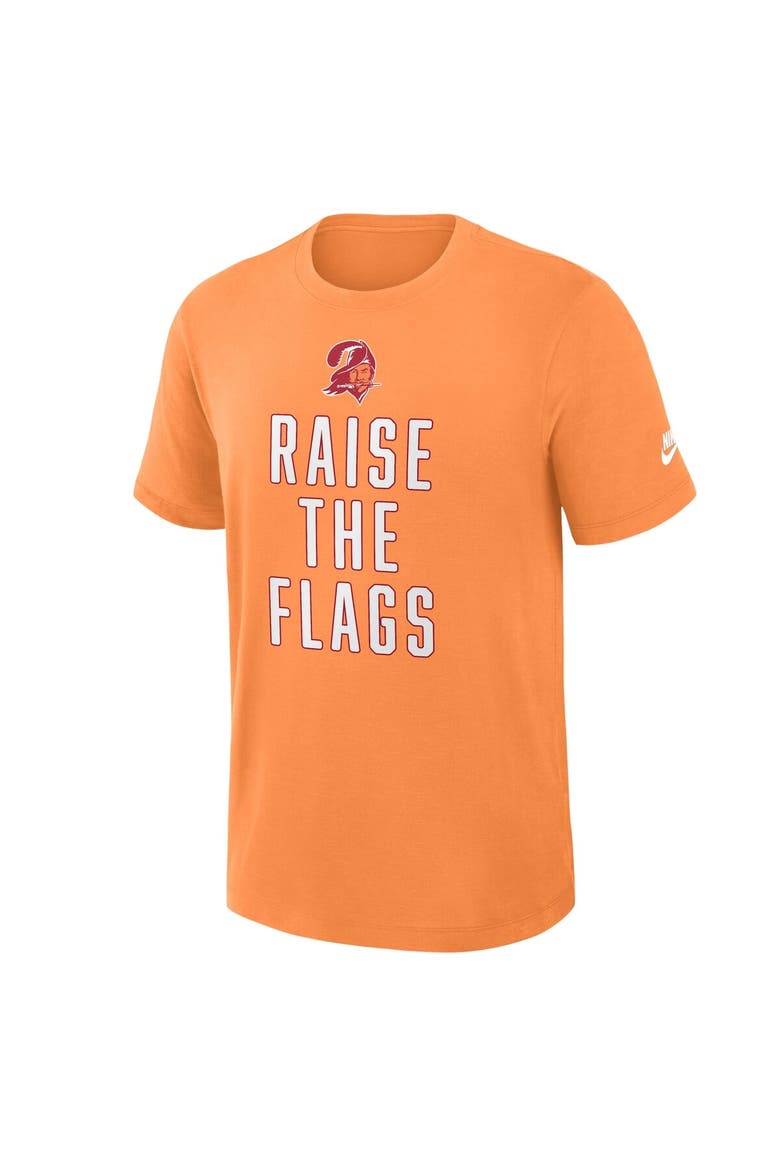 Men's Nike Orange Tampa Bay Buccaneers Direct Handoff Rewind Slub Performance T-Shirt, Alternate, color, Orange