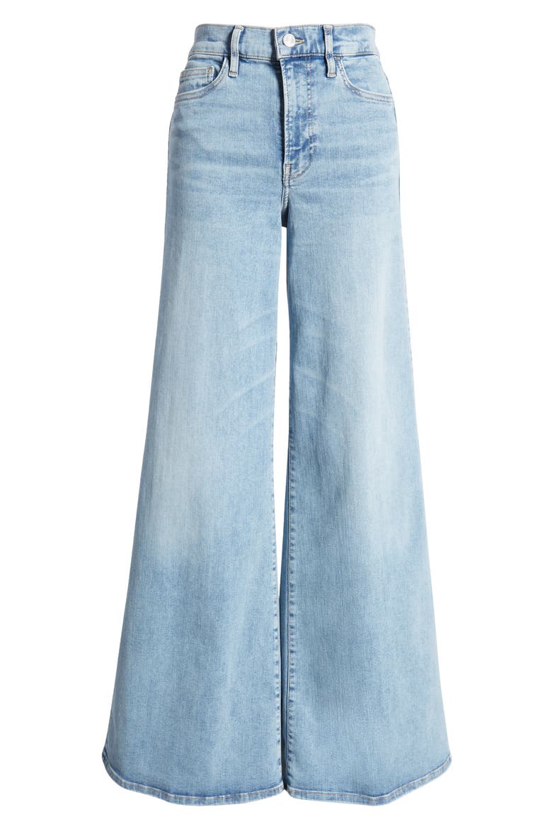 Le Palazzo High Waist Wide Leg Jeans, Alternate, color, COLORADO