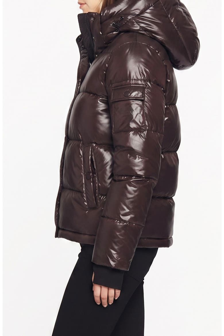 Ella Puffer Jacket, Alternate, color, ESPRESSO