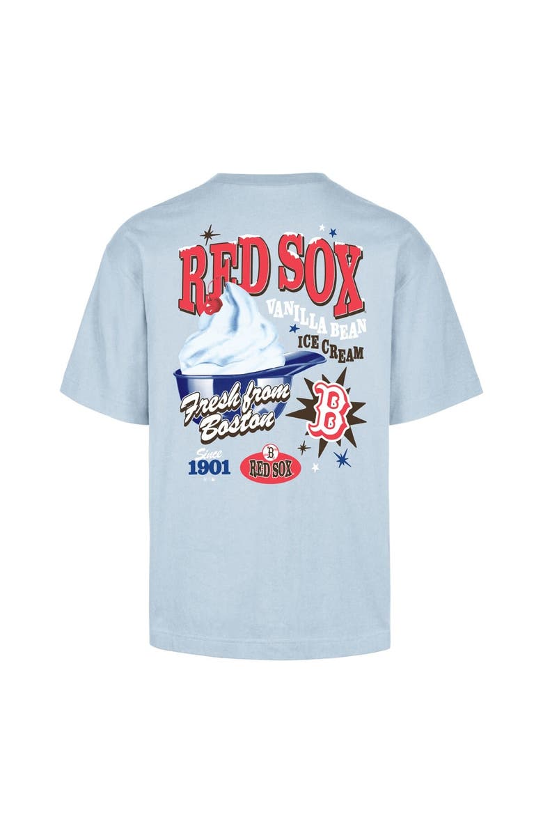 '47 Men's '47 Light Blue Boston Red Sox Ice Cream Parlor Foundation T-Shirt, Alternate, color, Light Blue