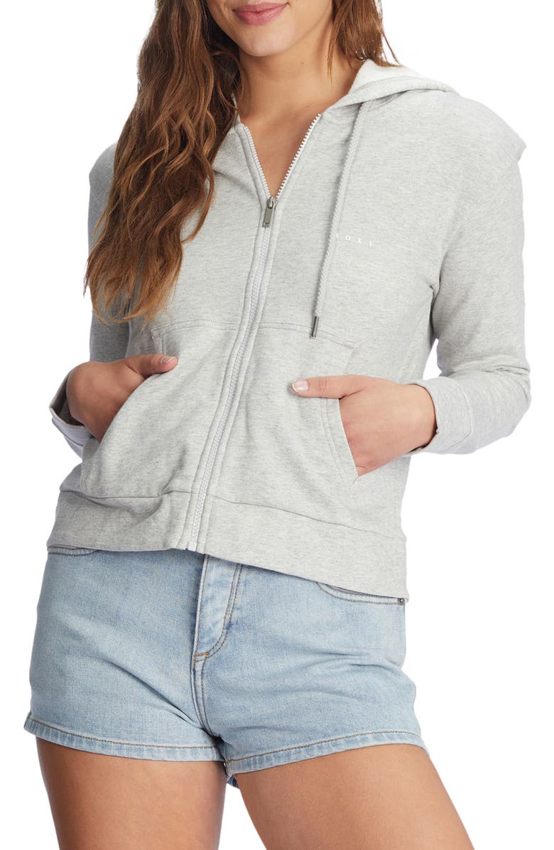 Roxy Beach Dreams Full Zip Hoodie, Main, color, 
