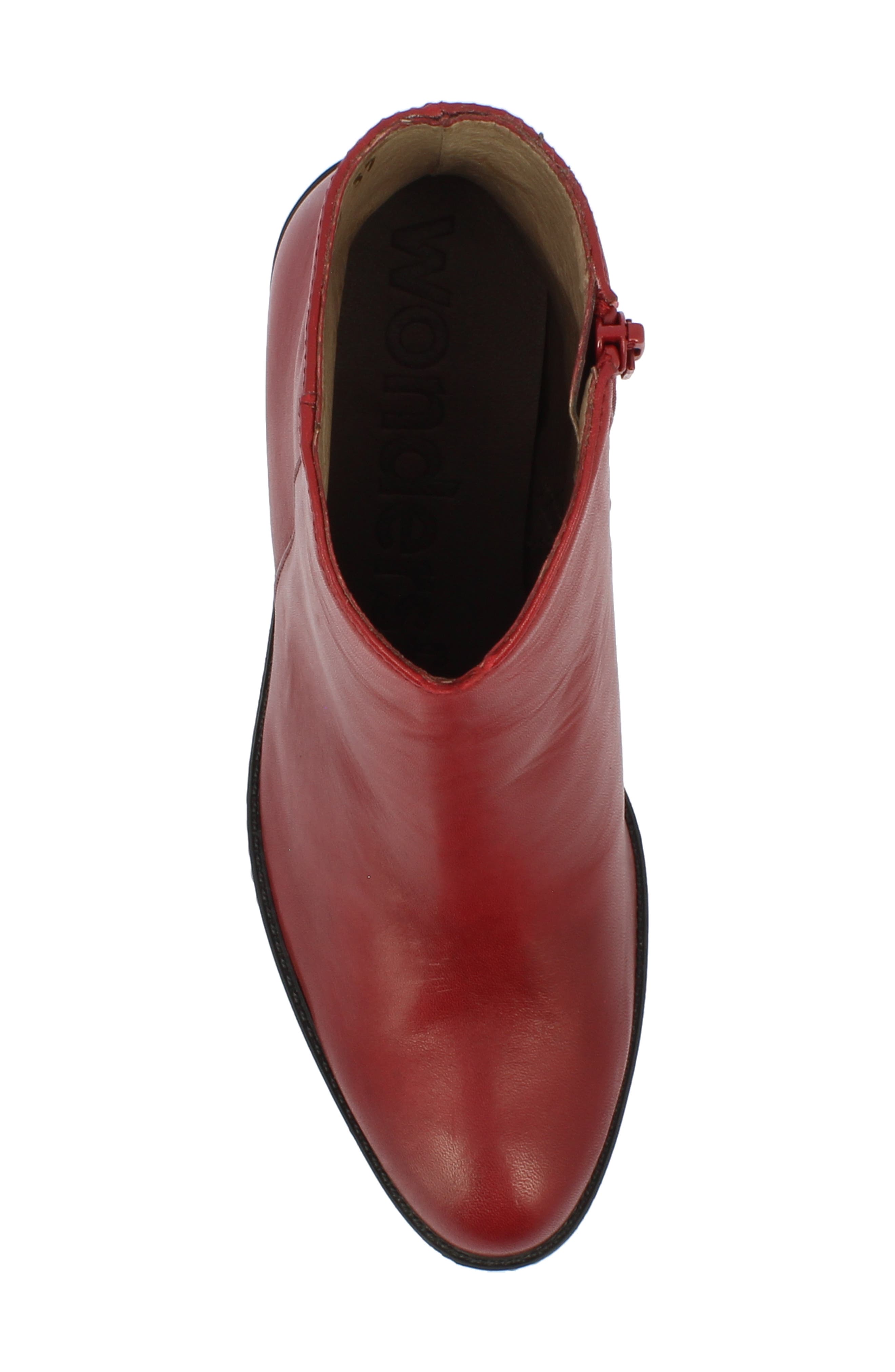 M-4502 Bootie, Alternate, color, BURGUNDY SMOOTH LEATHER