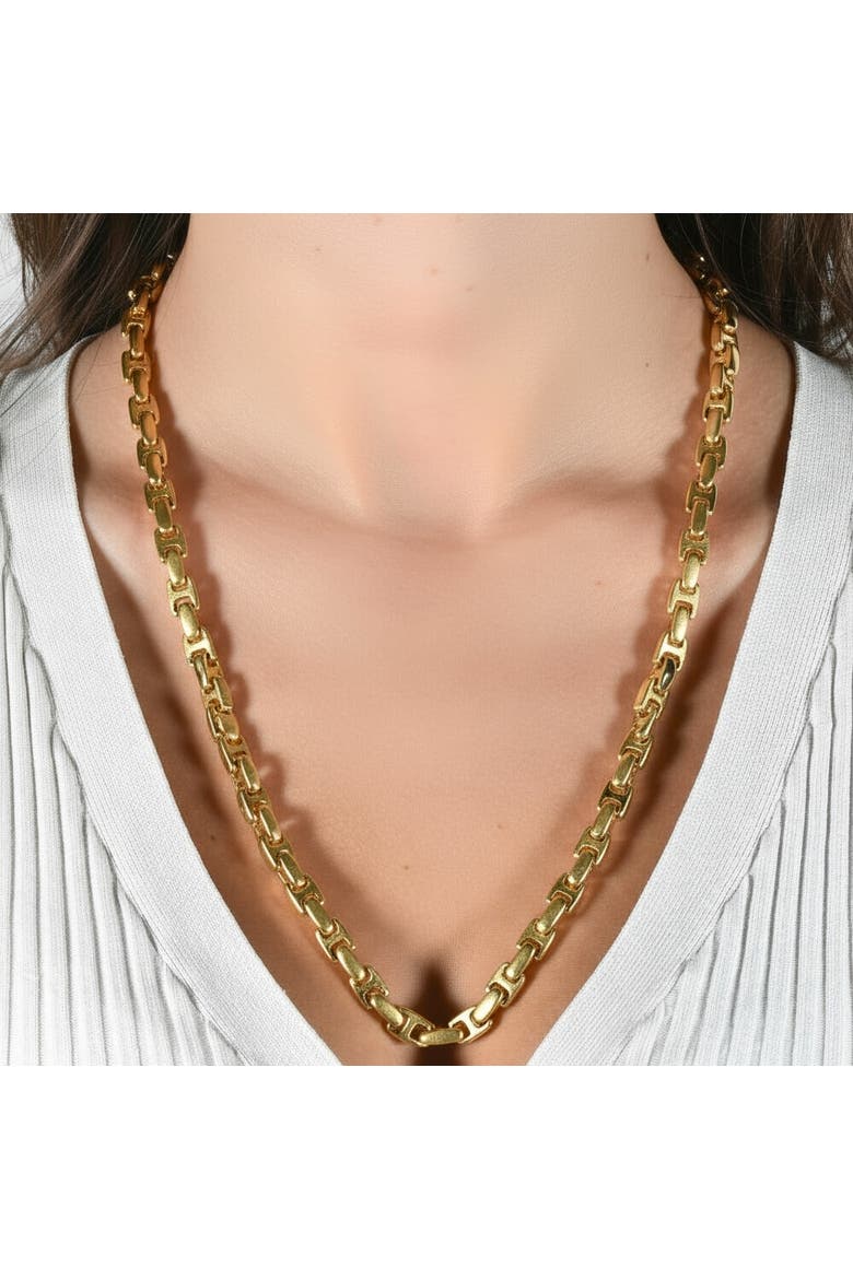 14k Gold Women's 24" Chain Necklace 42 Grams 7mm Thick, Alternate, color, 14k Yellow Gold