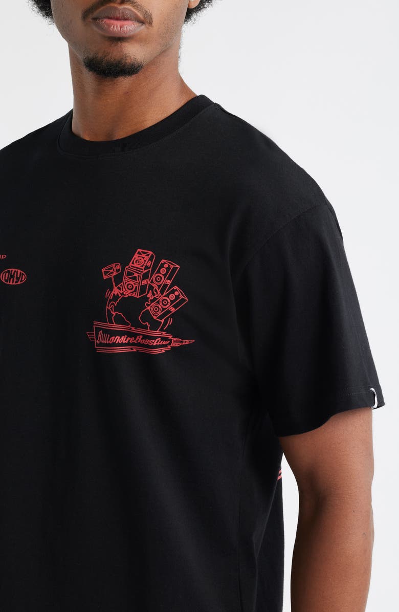 Billionaire Boys Club Sound Wave Graphic T-Shirt, Alternate, color, Black