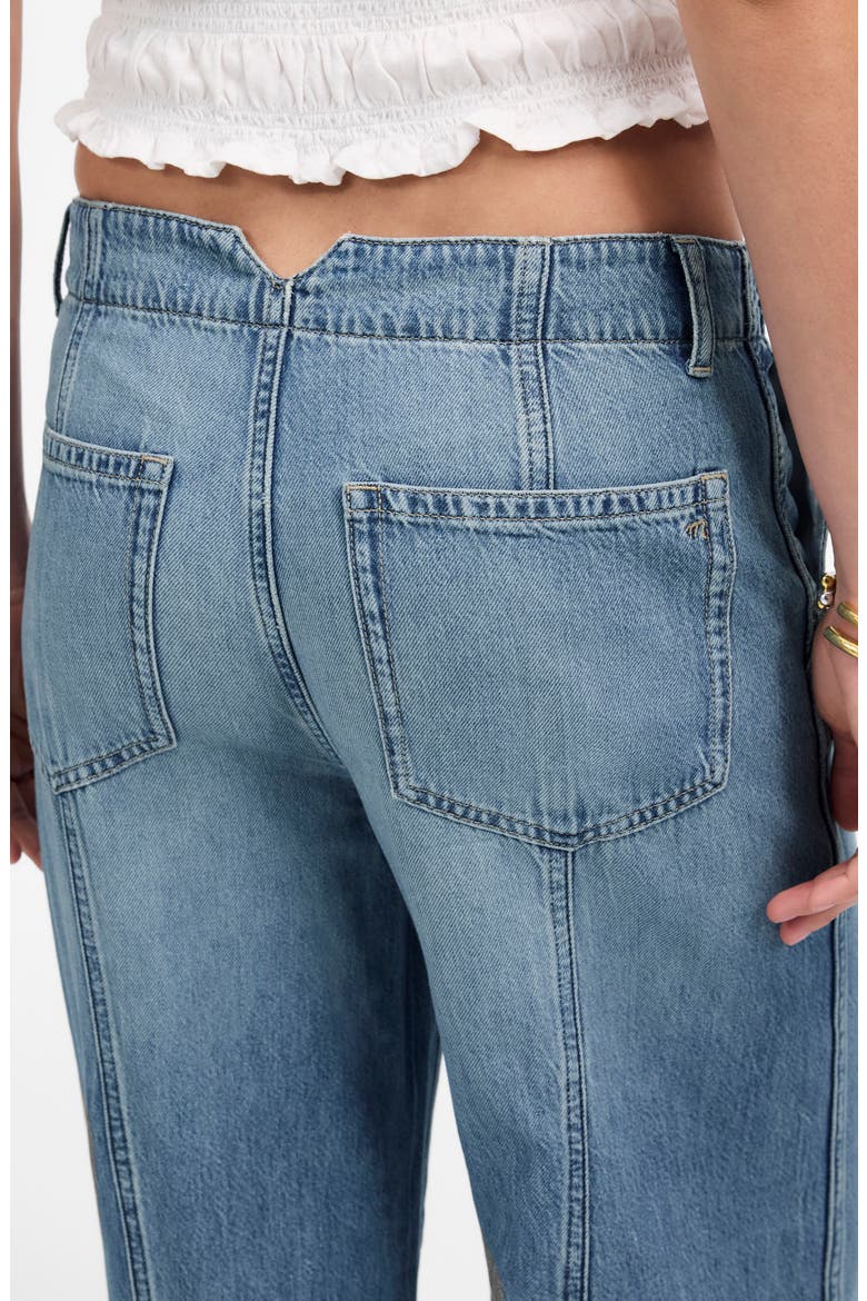 Wide-Sweep Denim Trousers, Alternate, color, ROBERTSON WASH