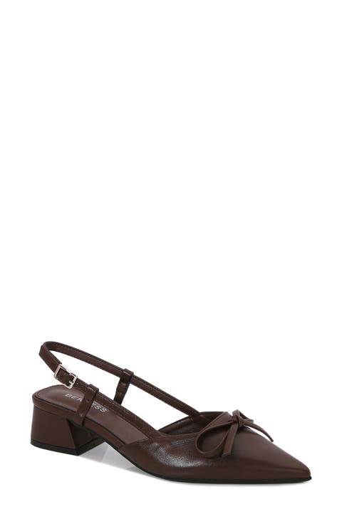 Maxine Pointed Toe Slingback Pump