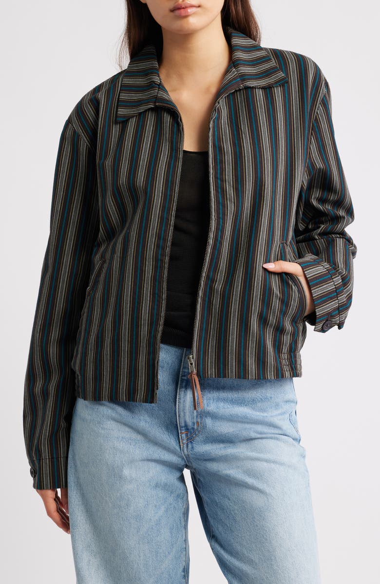 Gender Inclusive Vandyke Stripe Jacquard Jacket