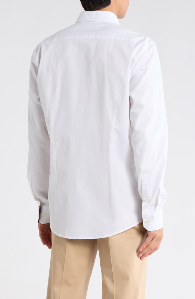 Barbour Lyle Tailored Fit Stretch Cotton Button-Up Shirt, Alternate, color, White