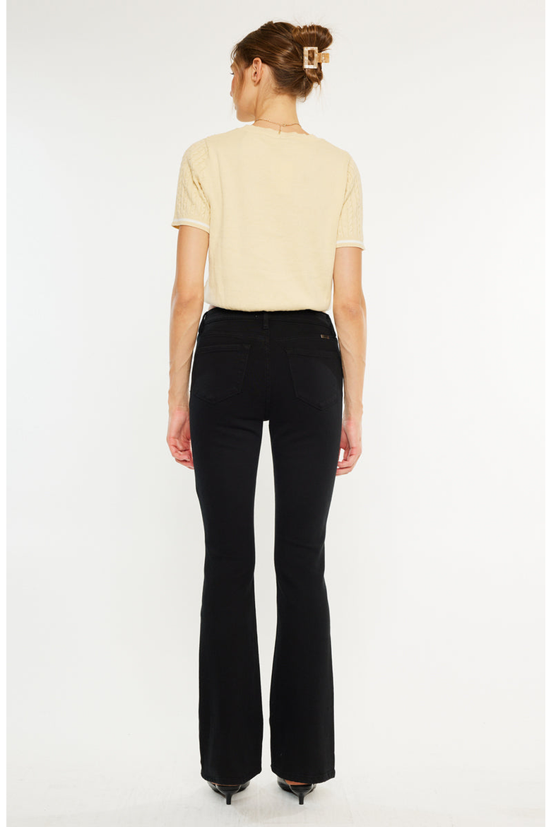 Paulina High Rise Bootcut Jeans, Alternate, color, Black