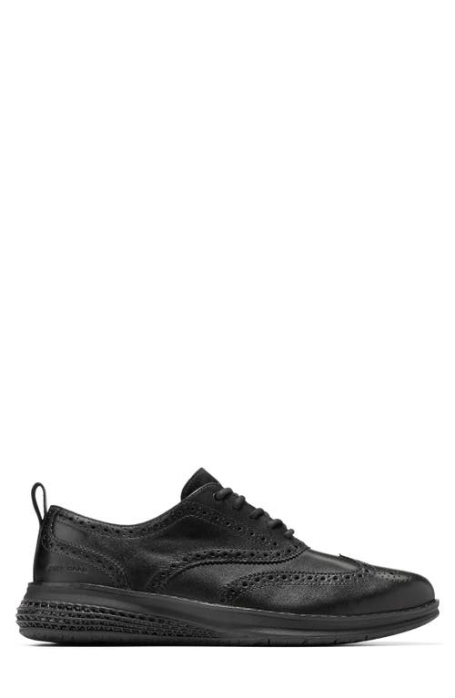 Cole Haan Original Grand Energyweave Wingtip Oxford In Black