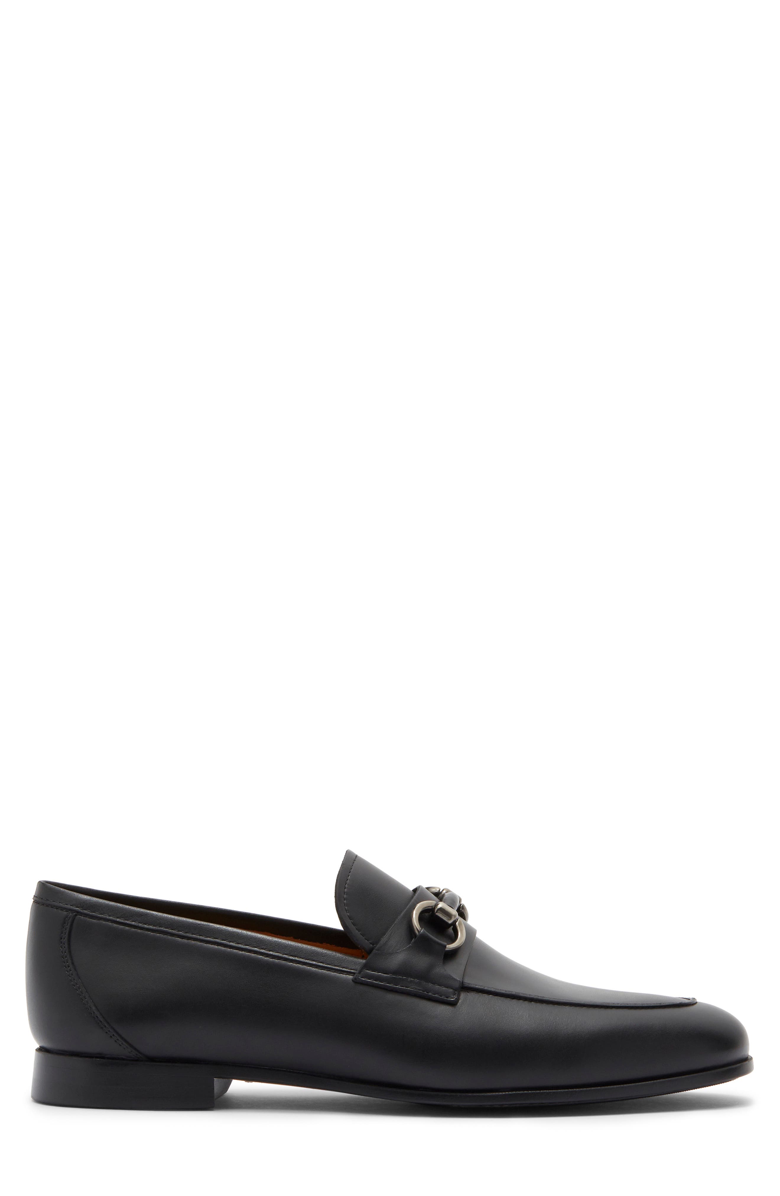 Magnanni Tavarez Horsebit Loafer, Alternate, color, Black