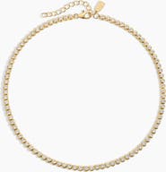 Electric Picks Mini Jewel Bezel Tennis Necklace