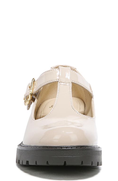 Sam Edelman Taelor Kids Lug Sole Loafer Modern Ivory Box Leather 2.0 In Brown