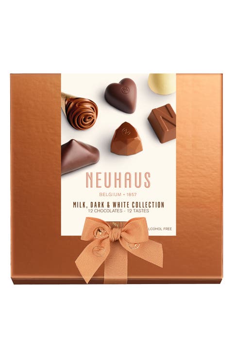 12-Piece Milk, Dark & White Chocolate Collection