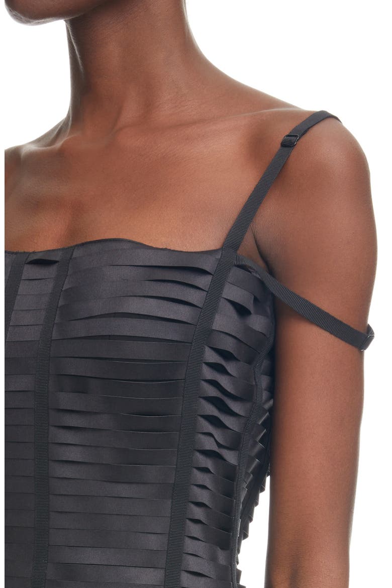 Corset Gown, Alternate, color, BLACK