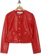 Veronica Beard Andrea Leather Jacket