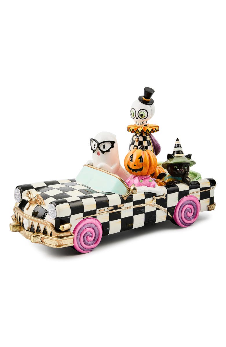 MACKENZIE CHILDS Trick or Treat Boo Family Car Figurine, Main, color,