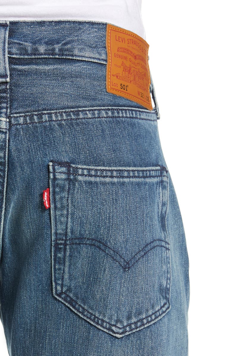 Levi's<sup>®</sup> 501<sup>®</sup> Straight Leg Jeans, Alternate, color, 