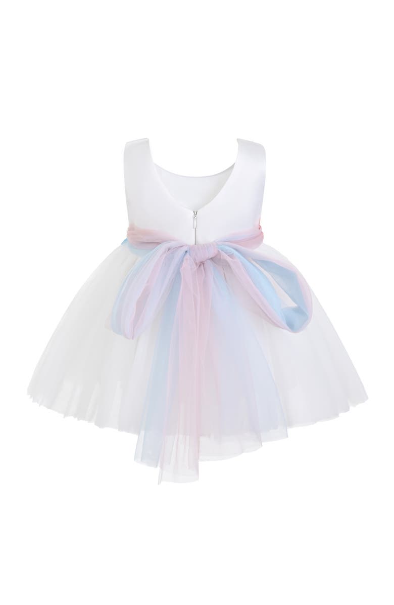 Tulleen Elarisse Floral Waist Dress, Alternate, color, White