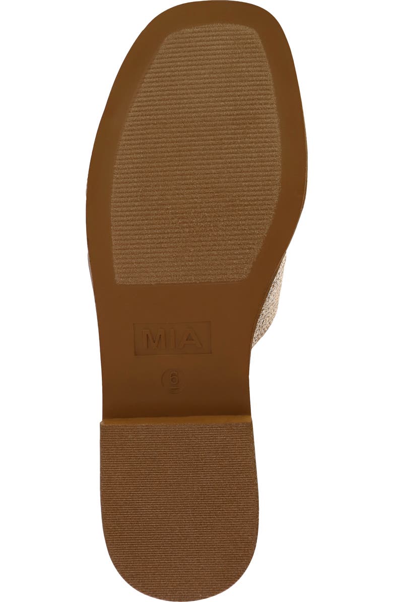 MIA Slide Sandal, Alternate, color, Soft Gold