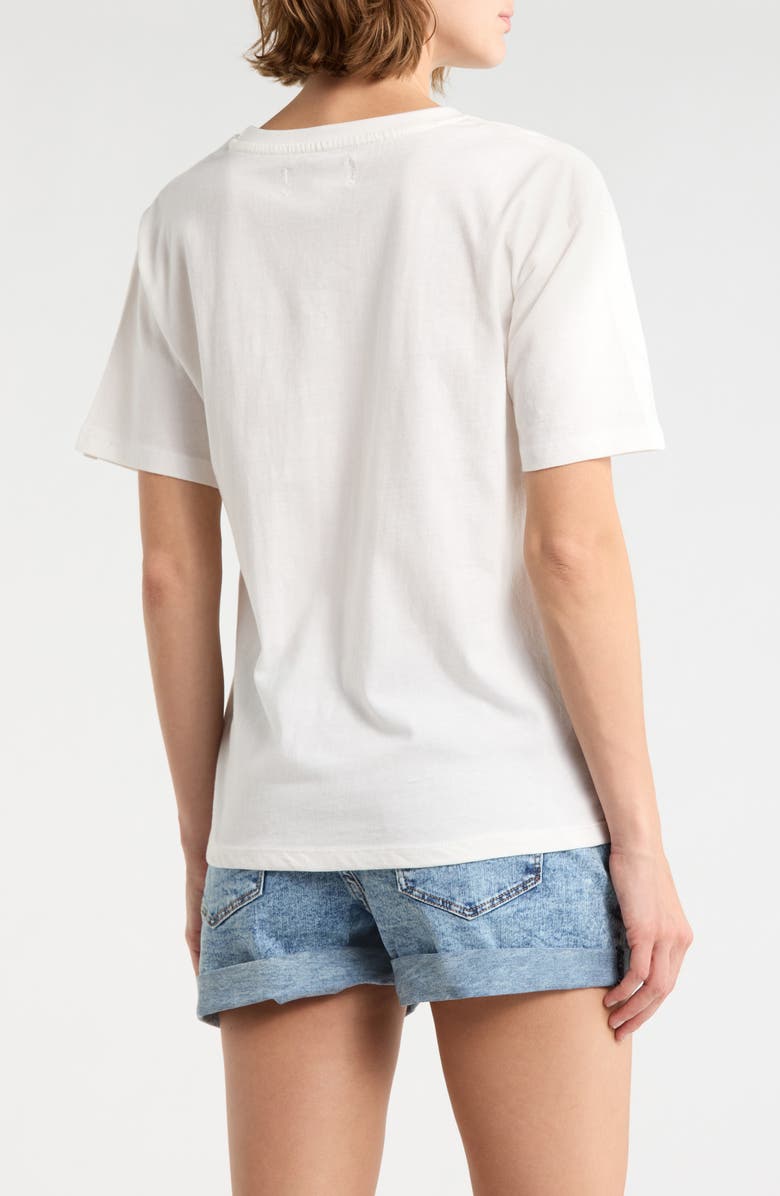 C & C California Toni Boxy Cotton Crop Tee, Alternate, color, Sugar Swizzle Hot Dog