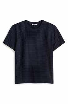 Madewell Perfect Stripe Cotton Crewneck T-Shirt