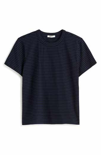 Madewell Perfect Stripe Cotton Crewneck T-Shirt