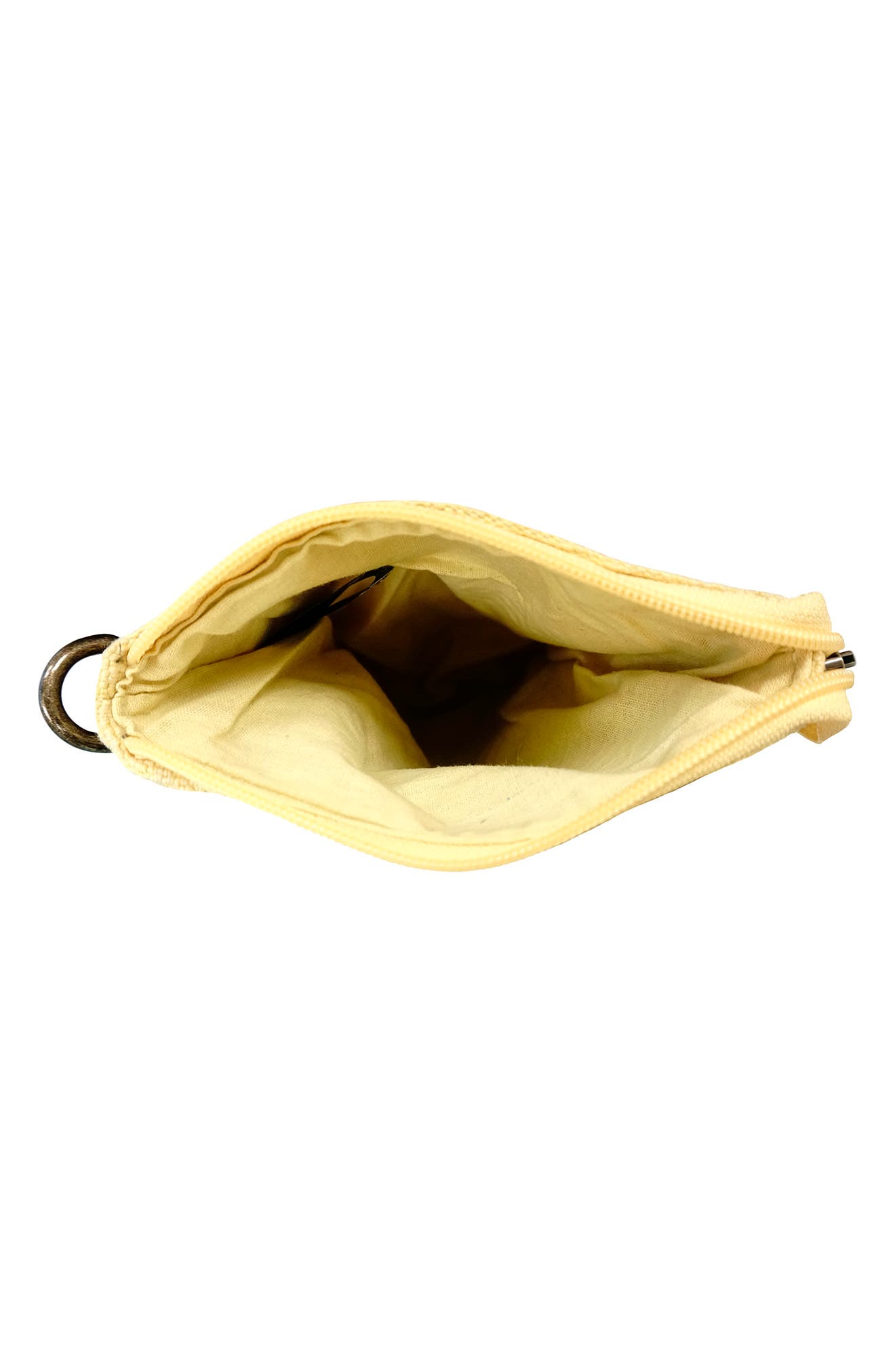 Crossbody Bag w/ Leather Trim, Alternate, color, CHARCOAL/DAFFODIL