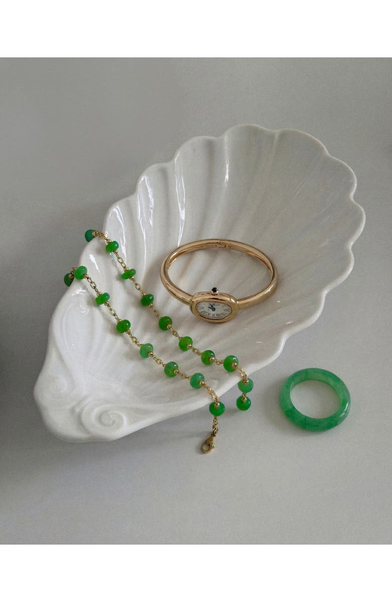 seree Jillian Jade Beaded Bracelet, Alternate, color, Green