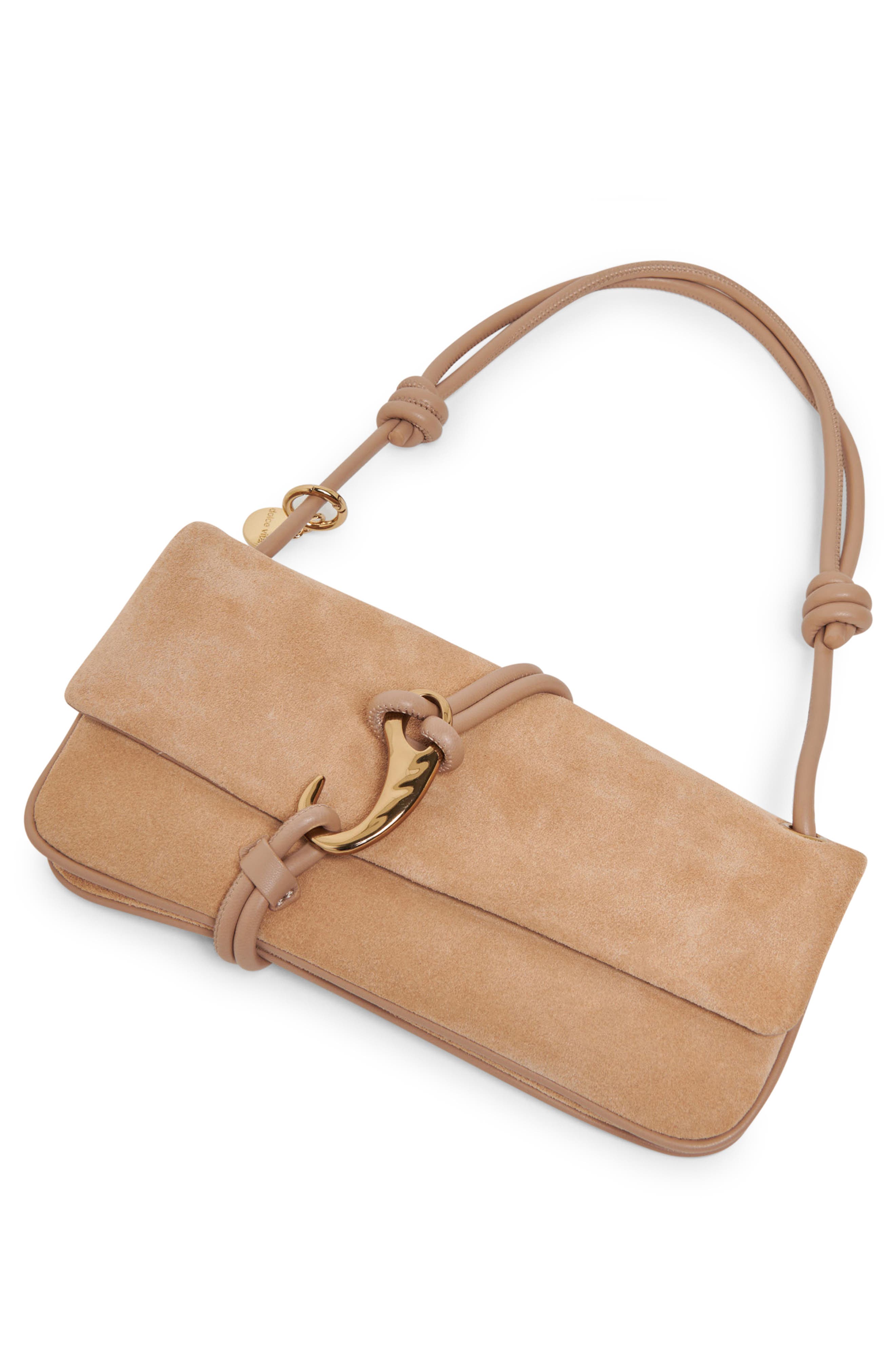 Dolce Vita Alice Suede Shoulder Bag, Alternate, color, 