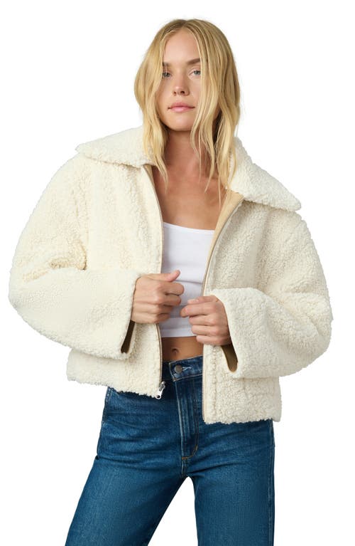 Joe's The Halle Reversible Faux Shearling Jacket In Neutral