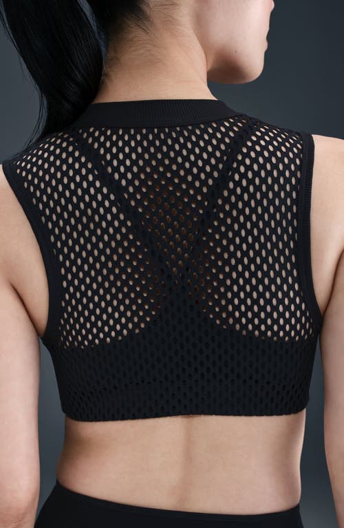 Nike Indy Net Light-support Padded Sports Bra In Black